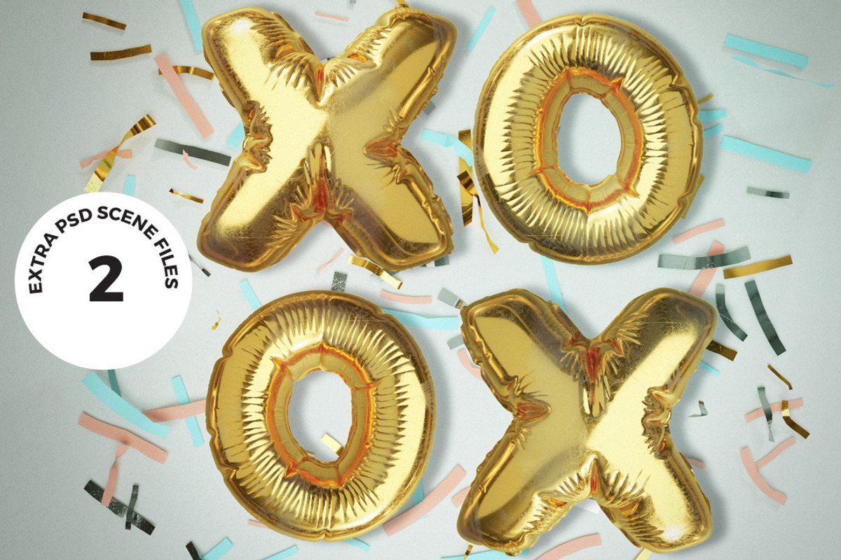 Foil Balloon Pack 1, a Decorative Illustration by LT-STUDIO (Photo 4 of 6)