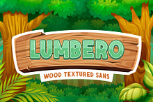 Lumbero - Wood Textured Sans