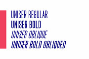 Uniser - 4 Font, a Sans Serif Font by Almarkhatype (Thumbnail 9 of 10)