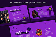 Halloween PowerPoint Template, a Presentation Template by SKY CREATION (Thumbnail 2 of 6)