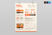 Brand Guidelines Poster Template, a Poster Template by BrandPacks (Thumbnail 1 of 6)