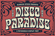Disco Paradise – a Psychedelic Font, a Slab Serif Font by Blankids Studio (Thumbnail 2 of 10)