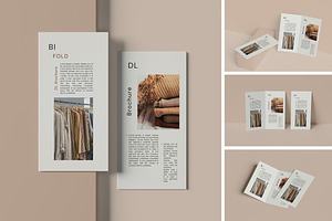 DL BiFold Brochure Mockup, an Advertising Mockup by Pikachudesign