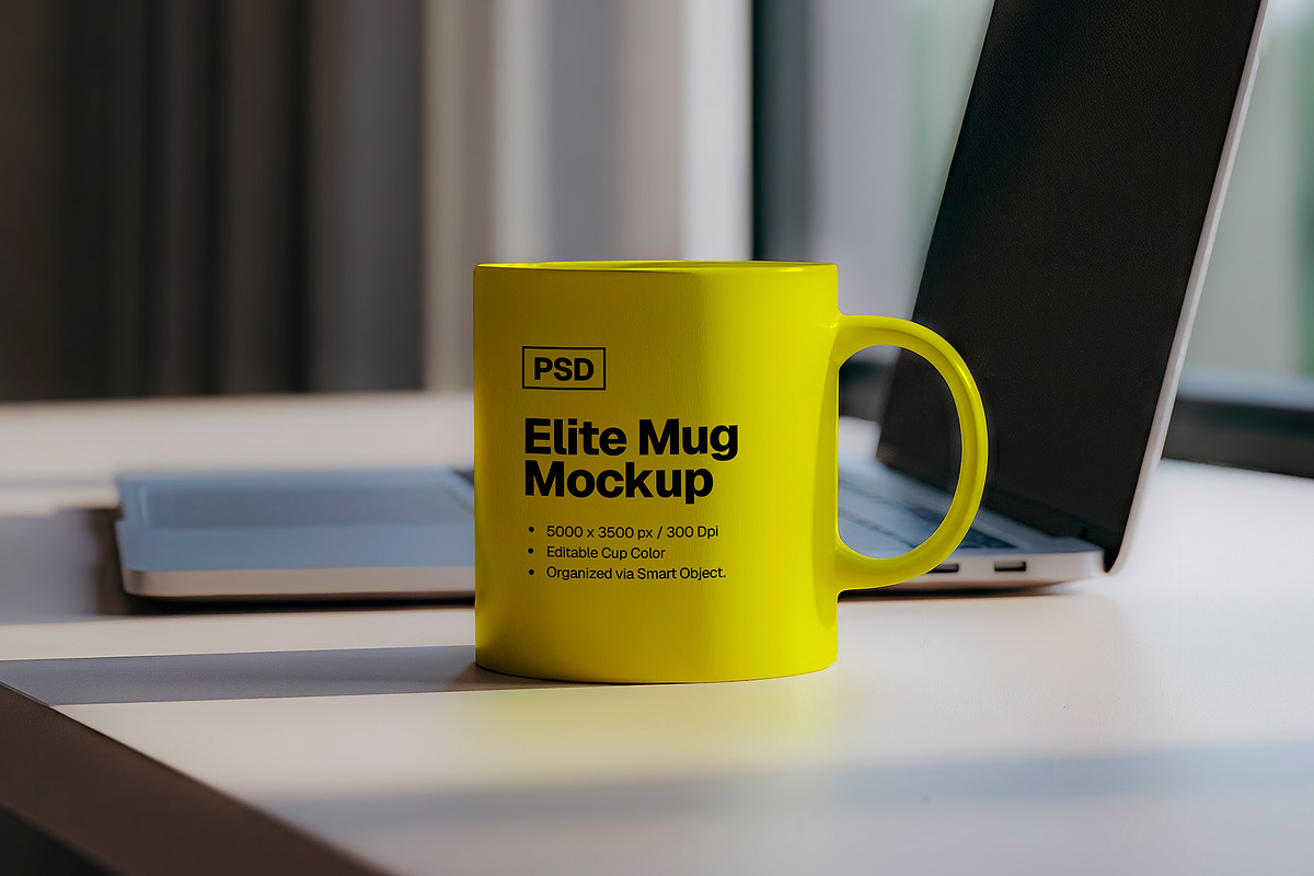 Elite Mug Mockup, a Cups & Container Mockup by Elite Mockups (Photo 2 of 2)