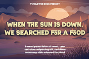 Black Foroth, a Sans Serif Font by twinstd (Thumbnail 4 of 14)