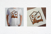 Trapshooting Clipart Badge Logo, a Sport Illustration by Guavanaboy (Thumbnail 3 of 3)