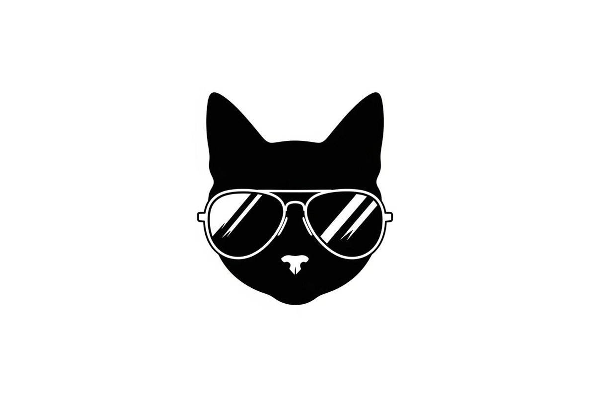 Cool Cat Silhouette Vector Bundle, an Illustration by Designs_River (Photo 32 of 51)