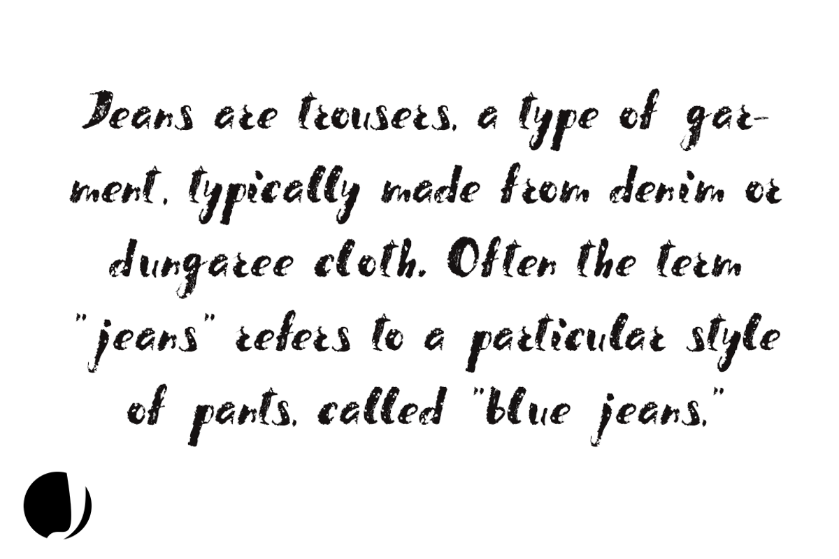 Brushed Font Rough Textured, a Script Font by Jadugar Design Studio (Photo 4 of 6)