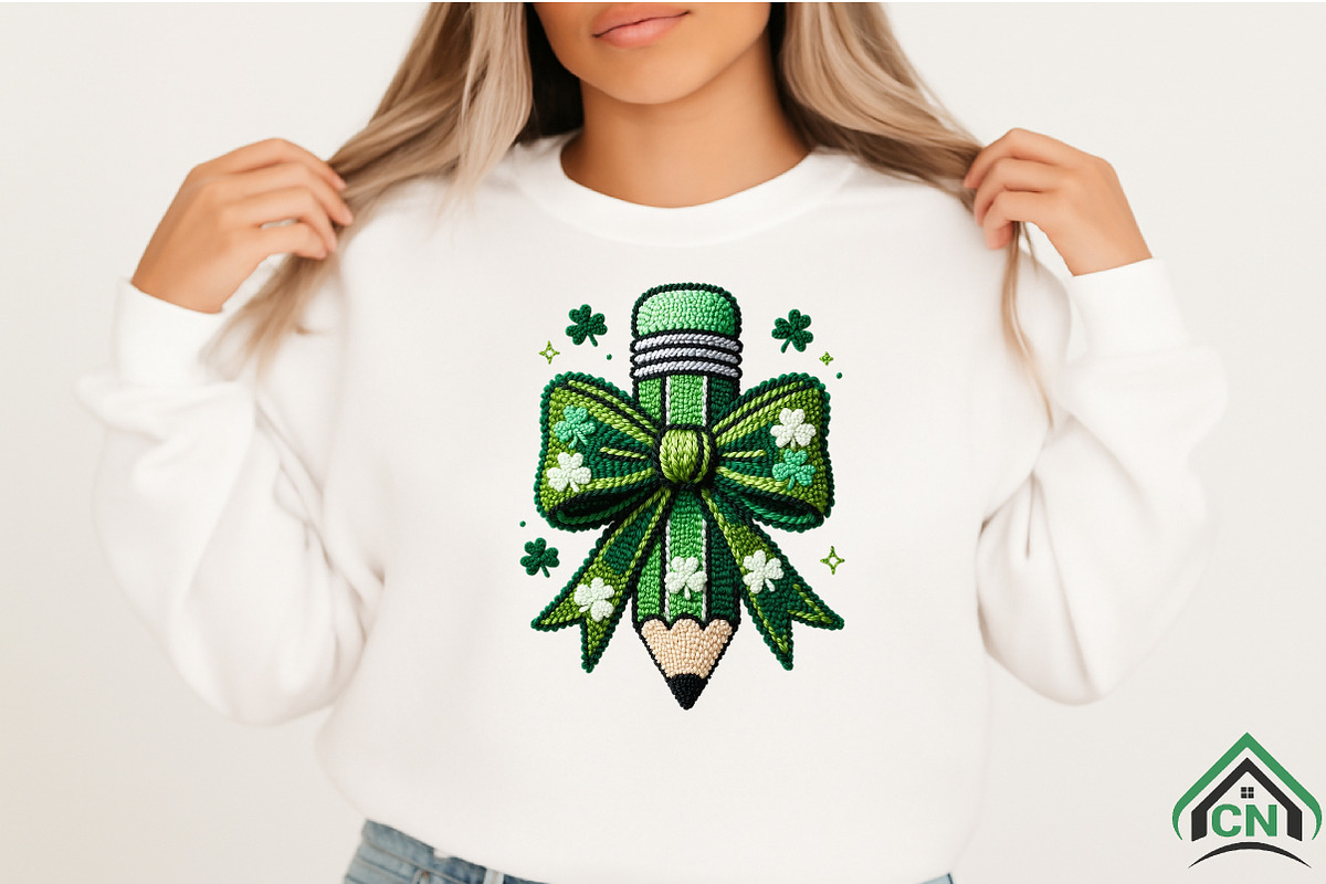 St Patricks Day Teacher Coquette Png, an Illustration by Craft Nest (Photo 2 of 4)