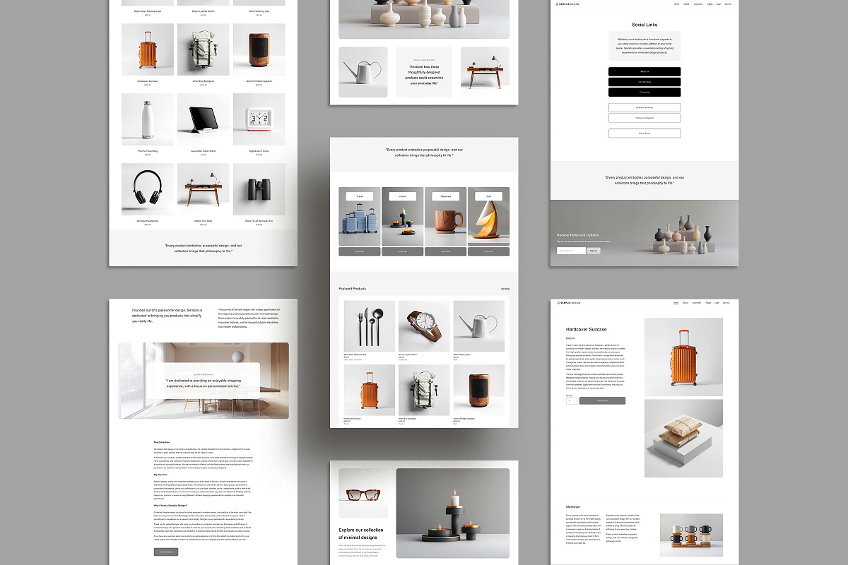 Semplis Squarespace Website Theme, a Squarespace Template by Ruben Stom (Photo 3 of 12)