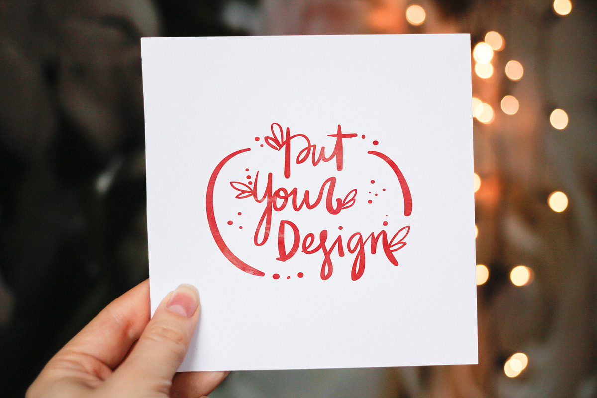 6 postcard and invitation mock ups, a Print Template by Marie Smth (Photo 4 of 7)