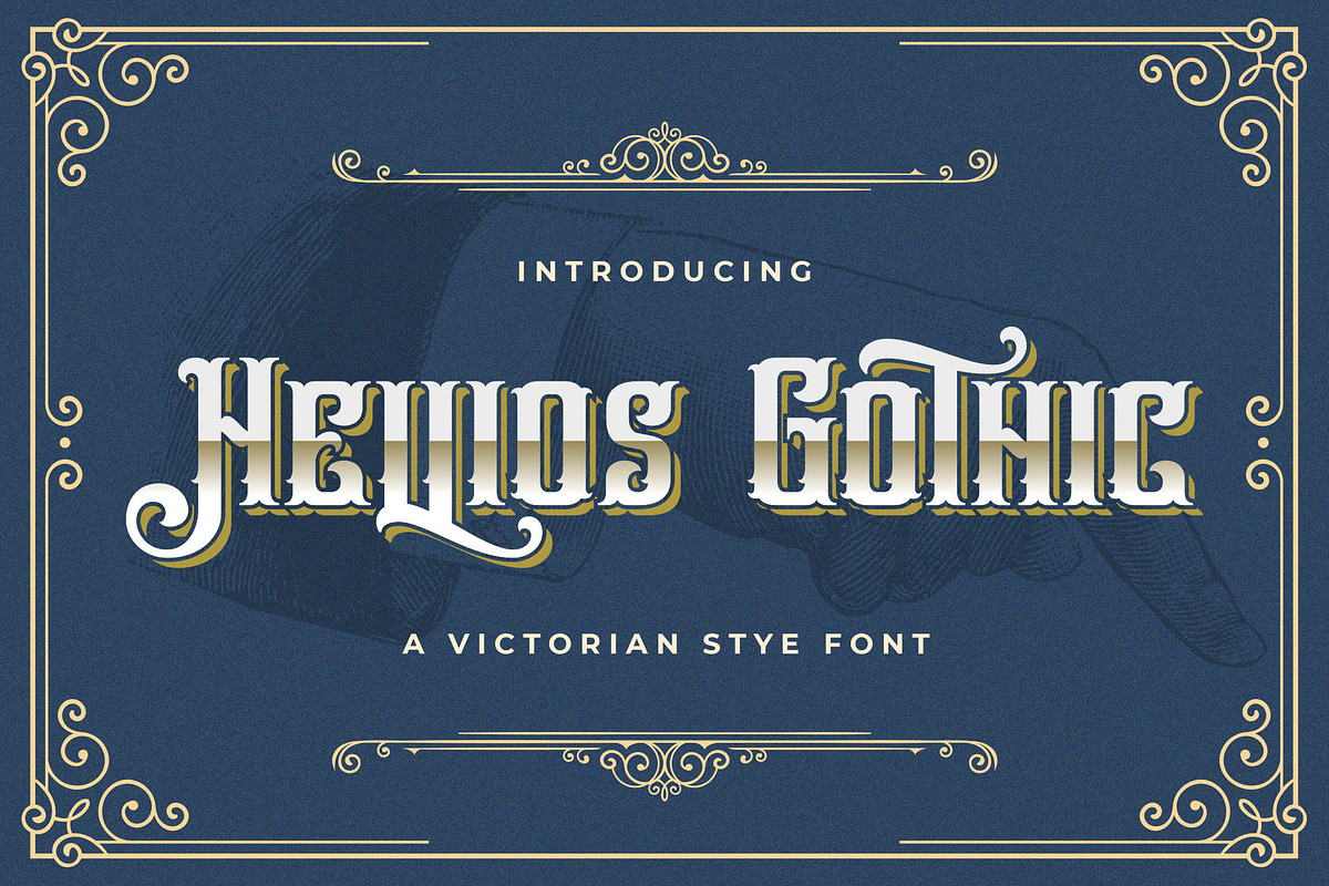 Hellios Gothic - Blackletter Font, a Blackletter Font by StringLabs (Photo 1 of 13)