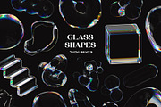 3D Dispersion Glass Shapes Vol2, a Graphic by LarysaZabrotskaya (Thumbnail 2 of 16)