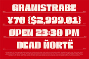 GR CANDLE - Bold Display, a Sans Serif Font by Garisman Std (Thumbnail 4 of 12)