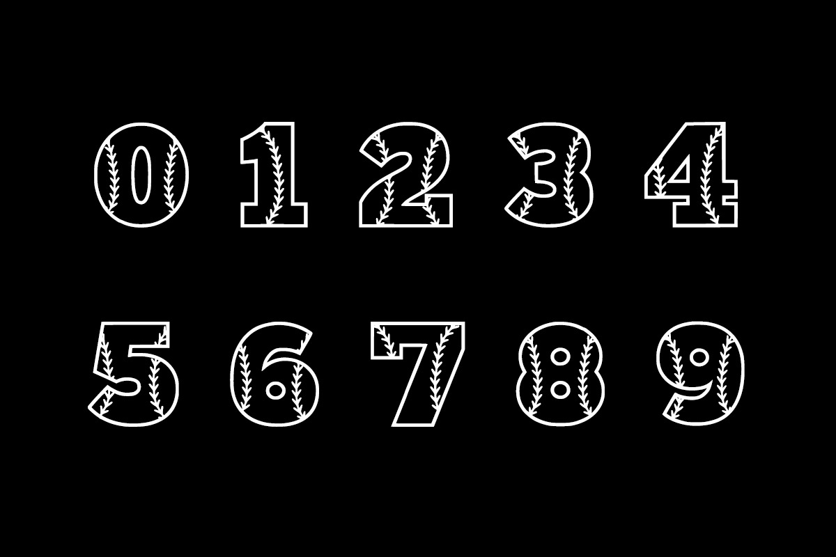 Baseball Season Font, a Font by Actual Pixel (Photo 2 of 6)
