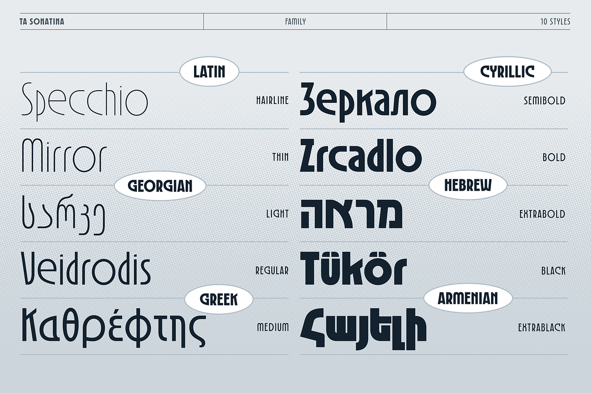TA Sonatina, a Sans Serif Font by TAFT Foundry (Photo 13 of 15)