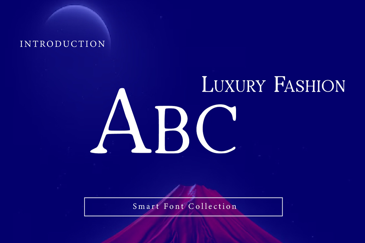 Luxury fashion, a Sans Serif Font by Wow Magic (Photo 2 of 3)