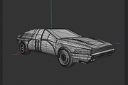 Sci-fi concept car, a Cars & Vehicle 3D Model by Snji | 3D Models (Thumbnail 7 of 8)