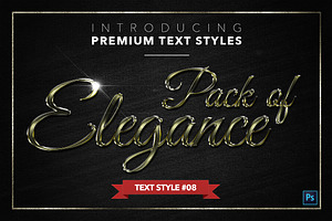 Elegance 1 - 15 Text Styles