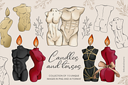 Candles and torsos of god and goddes, an Illustration by Siriliadka Dreams (Thumbnail 1 of 10)