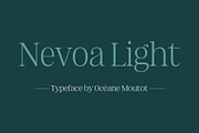 Nevoa Light, a Serif Font by OceaneM (Thumbnail 1 of 7)