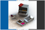 5 Drawer Makeup Organizer #01, a 3D by TPS Digital Assets (Thumbnail 9 of 10)