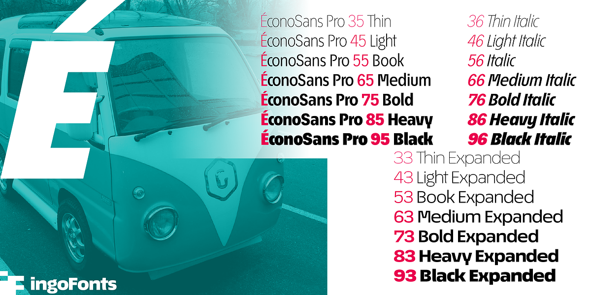 Écono Sans Pro, a Sans Serif Font by ingoFonts (Photo 8 of 9)