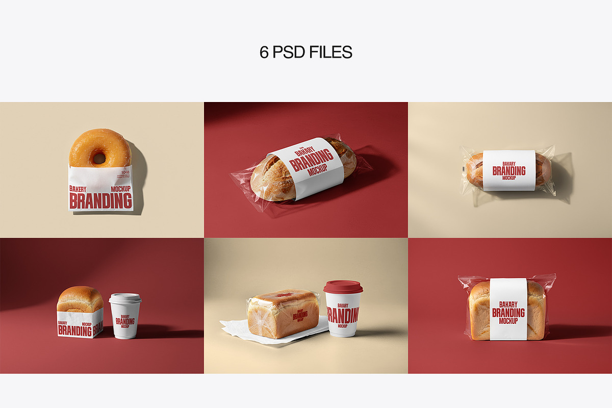 Bakery Branding and Packaging Mockup, a Packaging Mockup by RamStudio2 (Photo 2 of 10)