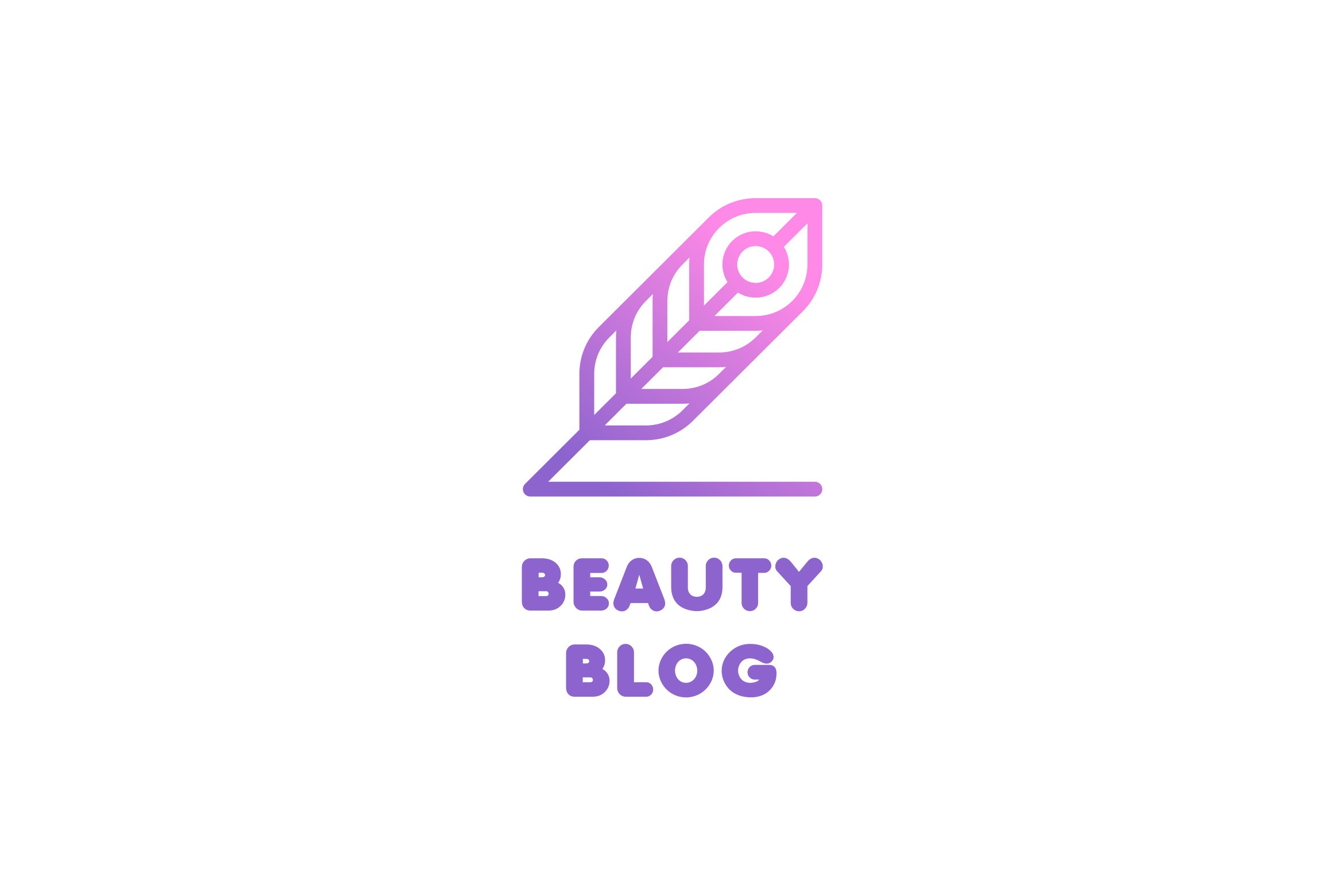 Beauty Blog Logo by Last Spark  Creative Market