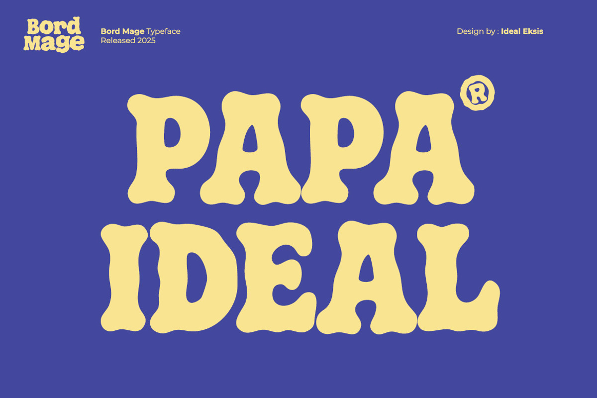 Bord Mage - Display Font, a Serif Font by Ideal Eksis (Photo 2 of 9)