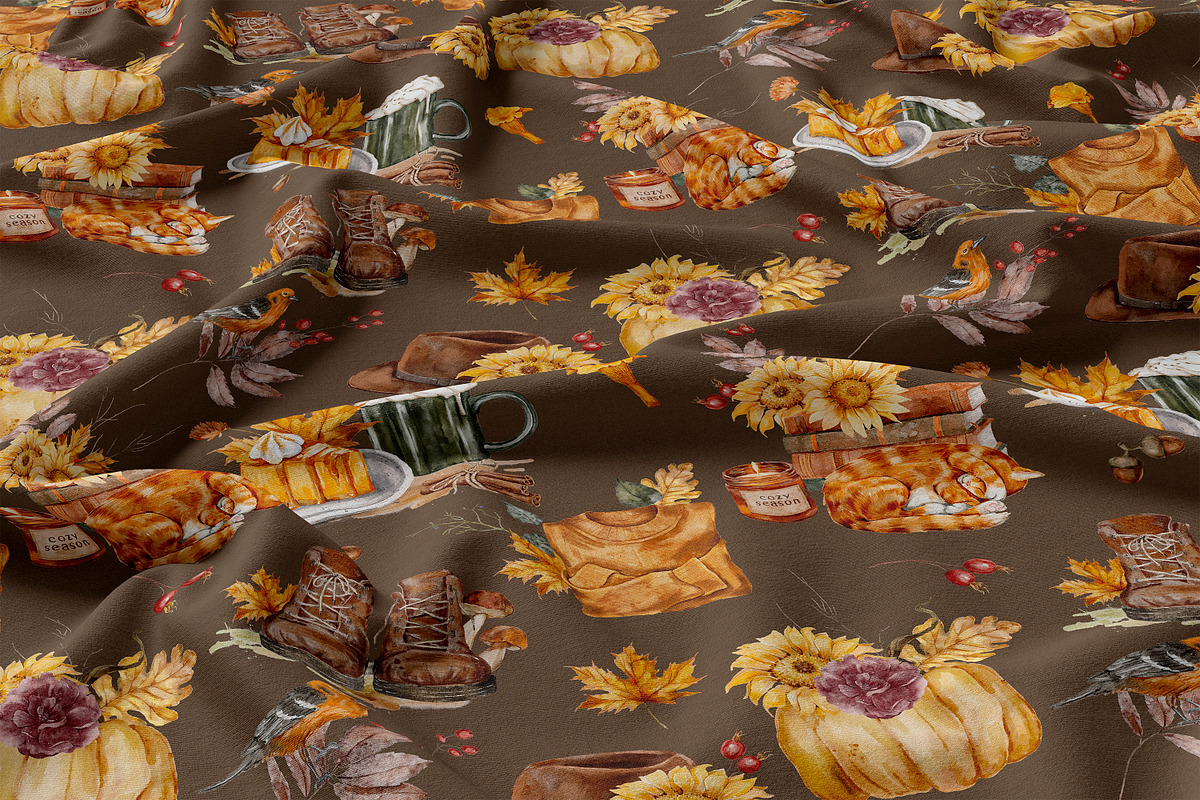 Cozy Girl-Autumn Collection, a Decorative Illustration by Les Frolova (Photo 8 of 11)