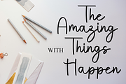 The Sunset, a Handwritten Font by InermediaSTUDIO (Thumbnail 8 of 8)