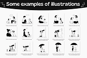 450 Notion Style People Illustration, a Person Illustration by DaisyStudio (Thumbnail 7 of 10)