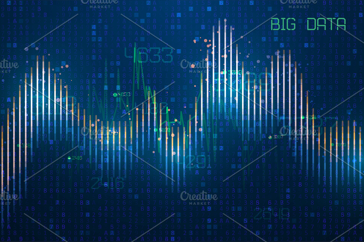 Abstract infographics visualization, a Finance Illustration by majcot (Photo 5 of 6)
