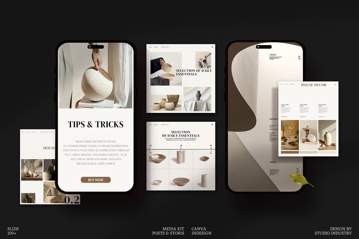 CASA / Interior Instagram Template, a Social Media Template by Studio Industry (Photo 4 of 11)