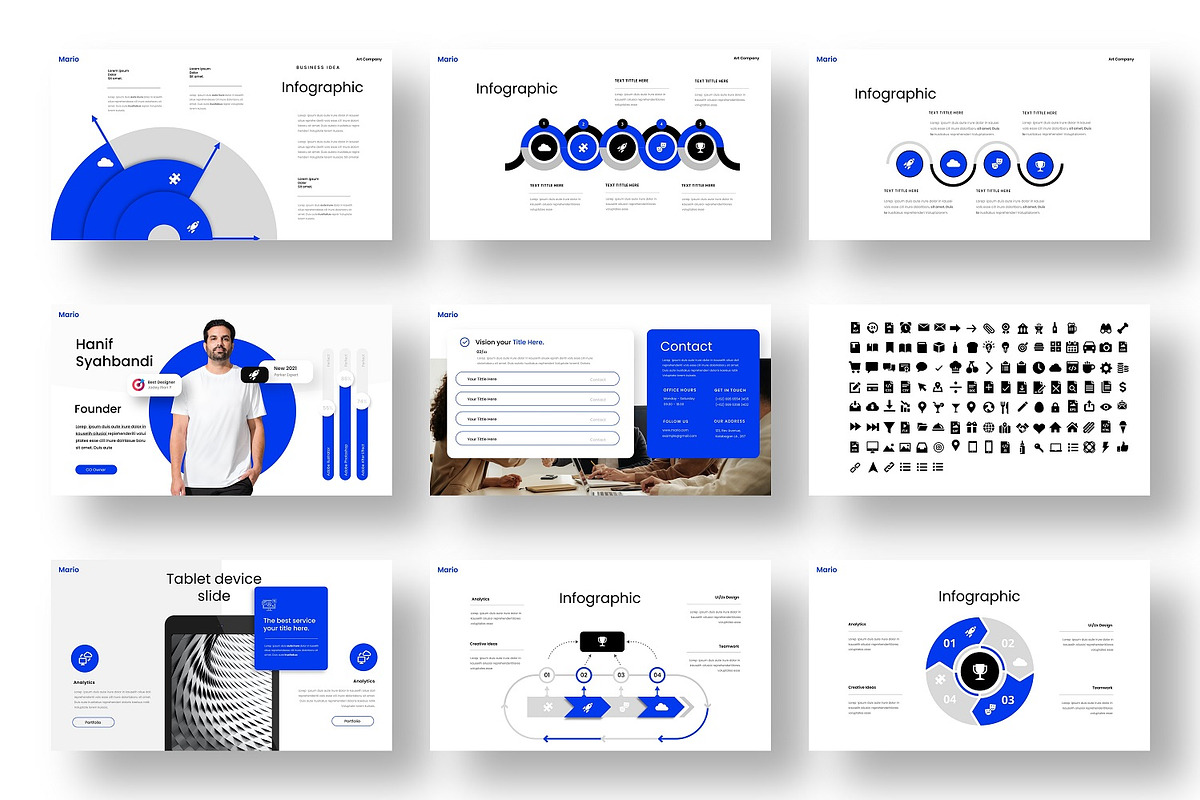 Mario – Business Keynote Template, a Presentation Template by Dens Creative Studio (Photo 5 of 6)