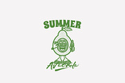 Summer Avocado Logo Template, a Branding & Logo Template by Kreasi Malam (Thumbnail 3 of 4)