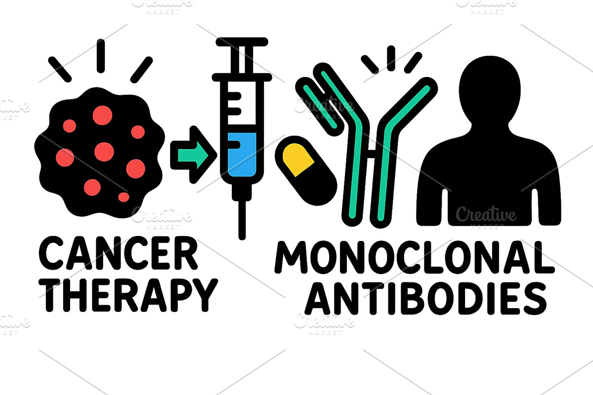 Cancer therapy process with, an Object Illustration by ZinetroN