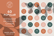 Popular Instagram Highlight Covers, a Social Media Template by Made by Made (Thumbnail 1 of 7)
