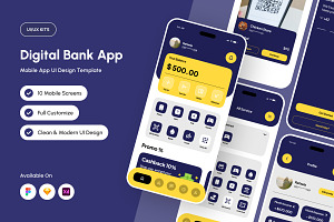 Keryen – Finance Tracker App Design, an App Template by productype1