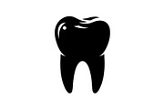 Human tooth dental silhouette, a Graphic by hafijul (Thumbnail 7 of 10)