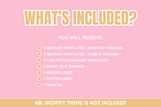 Shop Banner Templates - Pastel, a Shopify Template by SunshineStudioBoutique (Thumbnail 2 of 9)
