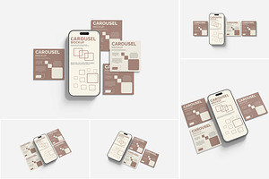Carousel Mockup, a Product Mockup by Indah