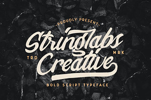 Stringlabs Creative Bold Script Font