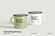 Enamel Mug Mockup, a Cups & Container Mockup by renderstockmarket (Thumbnail 1 of 4)