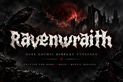 Ravenwraith, a Blackletter Font by Wow Magic (Thumbnail 1 of 4)