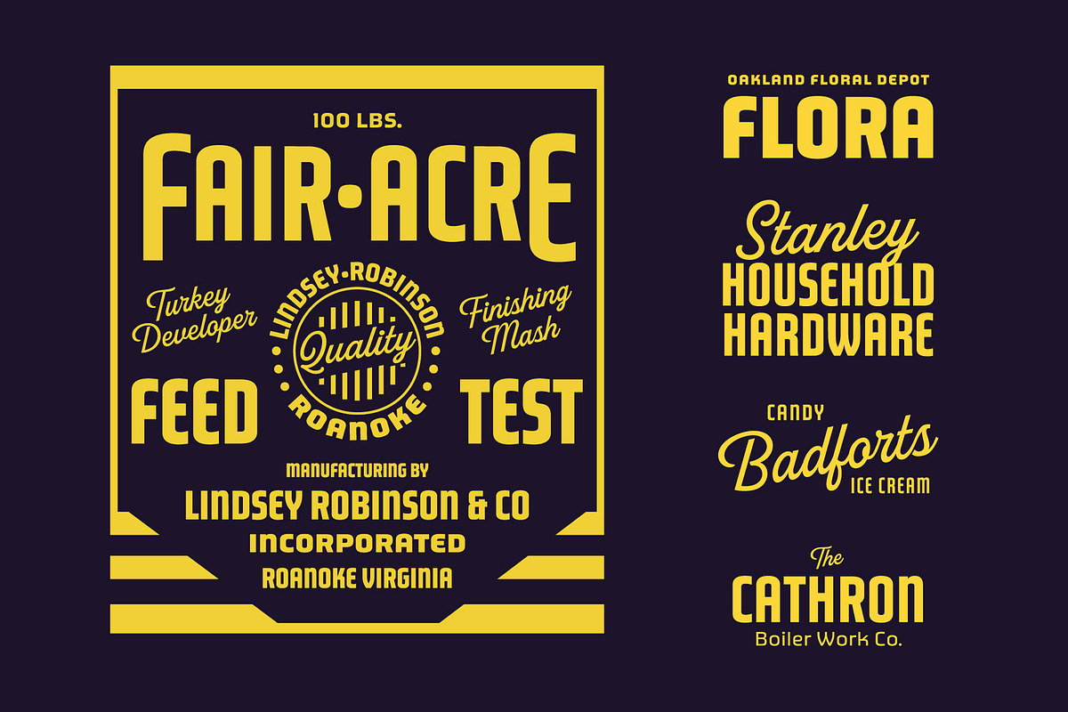 Growers Font Family preview 2