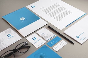 Brand stationery mockup bundle