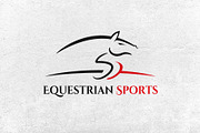 Equestrian Sports Logo Template, a Branding & Logo Template by Maximum Designstudio (Thumbnail 1 of 4)