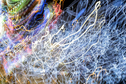 Blurry colorful of motions lights., an Abstract Photo by Shootdiem